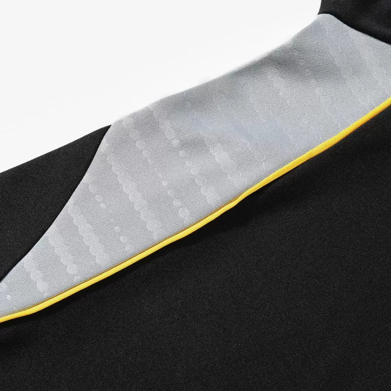 Kid's Real Madrid 1/4 Zip Training Kit (Jacket+Pants) 2025/26 - Black Top Koszulki Pilka Sklep