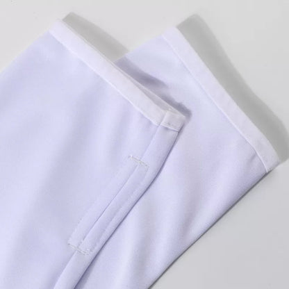 Kid's Real Madrid 1/4 Zip Training Kit (Jacket+Pants) 2025/26 - White Top Koszulki Pilka Sklep