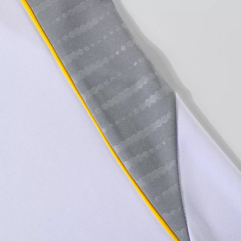 Kid's Real Madrid 1/4 Zip Training Kit (Jacket+Pants) 2025/26 - White Top Koszulki Pilka Sklep