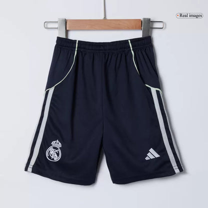 Kid's Real Madrid Away Soccer Jersey Kit(Jersey+Shorts) 2025/26 Top Koszulki Pilka Sklep