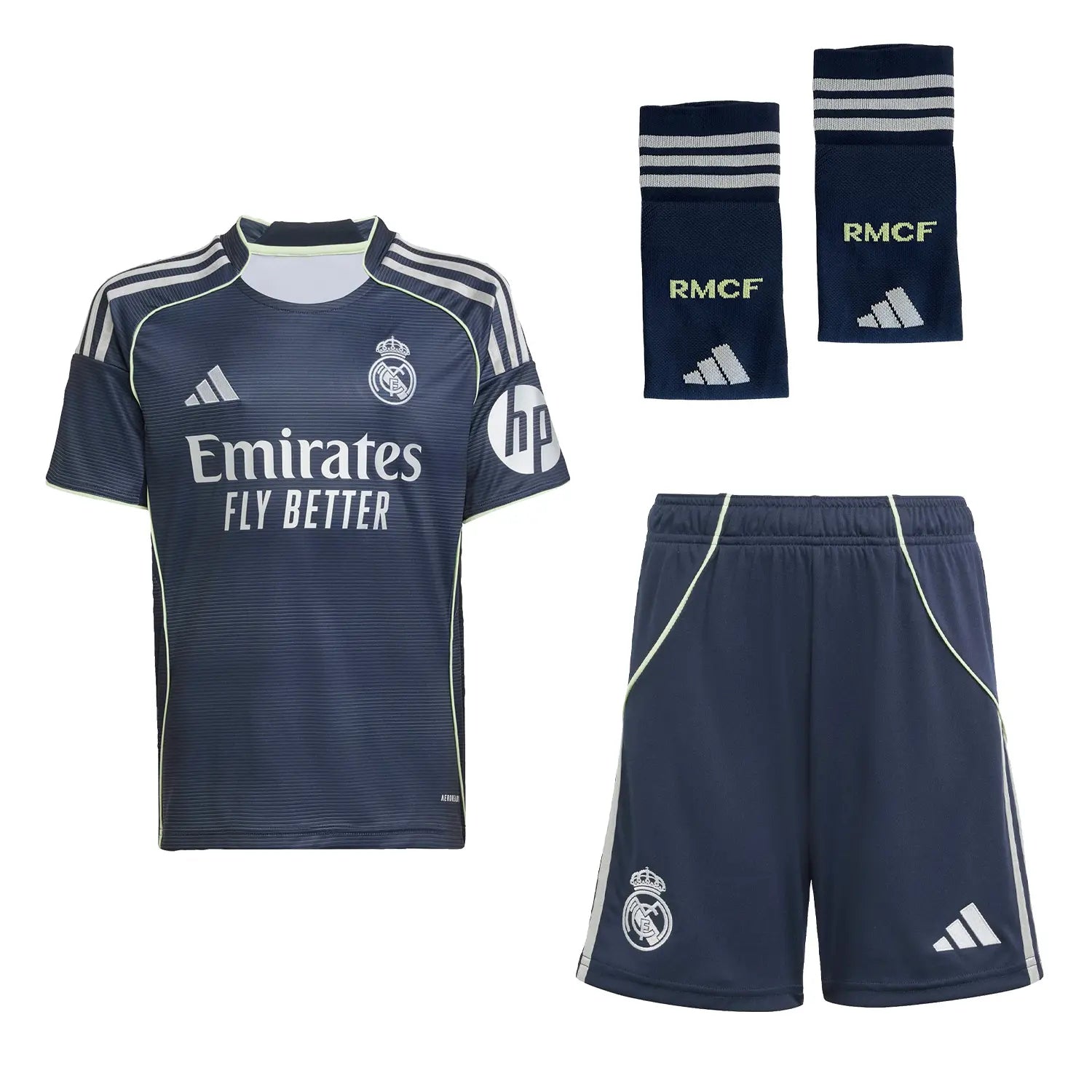 Kid's Real Madrid Away Soccer Jersey Kit(Jersey+Shorts+Socks) 2025/26 Top Koszulki Pilka Sklep