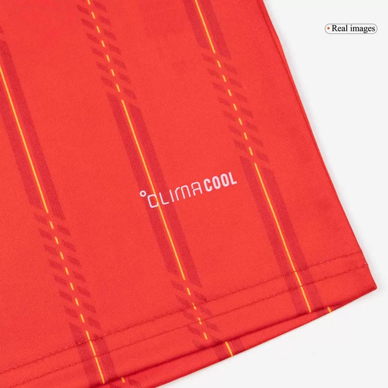 Kid's Spain Home Soccer Jersey Kit(Jersey+Shorts) 2026 Top Koszulki Pilka Sklep