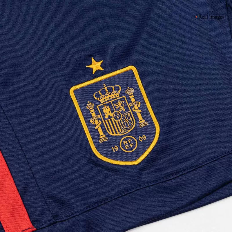 Kid's Spain Home Soccer Jersey Kit(Jersey+Shorts) 2026 Top Koszulki Pilka Sklep