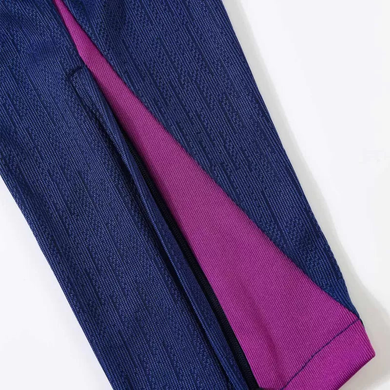 Kids Barcelona 1/4 Zip Training Kit (Jacket + Pants) 2025/26 - Navy Top Koszulki Pilka Sklep