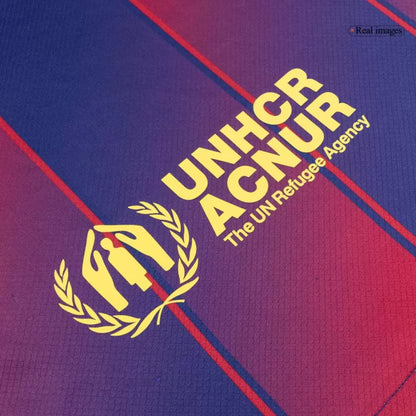 Koszulka domowa Lewandowskiego Barcelony nr 9 na sezon 2025/26 – UCL