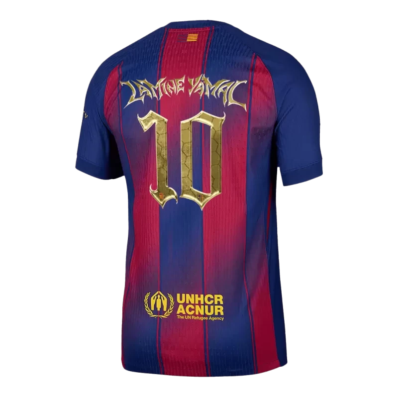 Player Version LAMINE YAMAL #10 Barcelona Home Soccer Jersey 2025/26- Kopa Trophy Edition Top Koszulki Pilka Sklep
