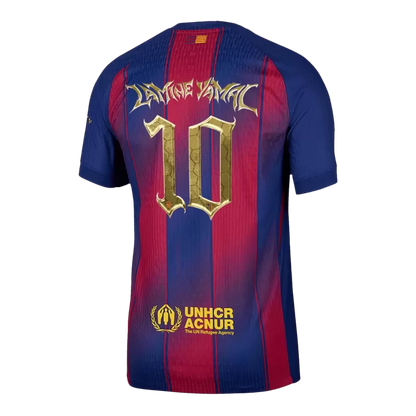 Player Version LAMINE YAMAL #10 Barcelona Home Soccer Jersey 2025/26- Kopa Trophy Edition Top Koszulki Pilka Sklep