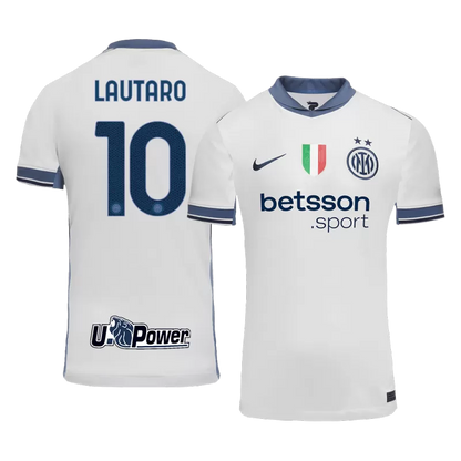 LAUTARO #10 Inter Milan Koszulka Wyjazdowa 2024/25 Top Koszulki Pilka Sklep