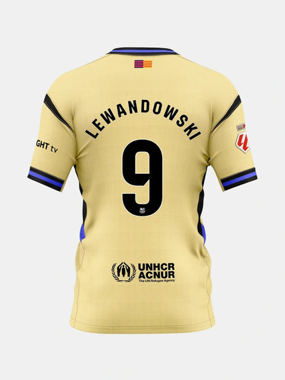 Player Version Barcelona x Kobe Bryant Lewandowski #9 Away 2025/26 Soccer Jersey - La Liga Top Koszulki Pilka Sklep