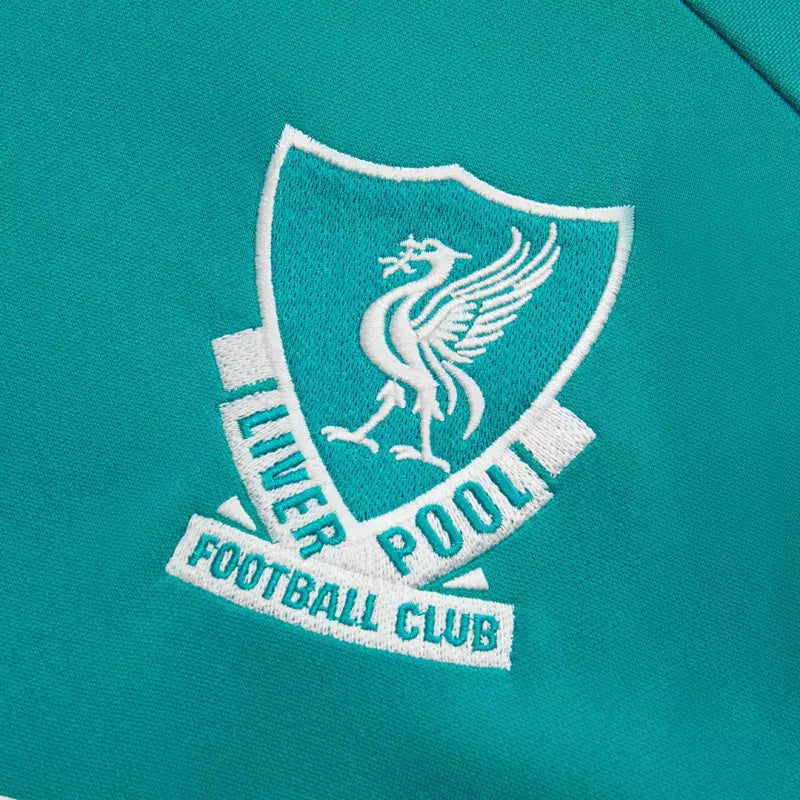 Liverpool 1/4 Zip Training Jacket Kit (Jacket+Pants) 2025/26 - Green Top Koszulki Pilka Sklep