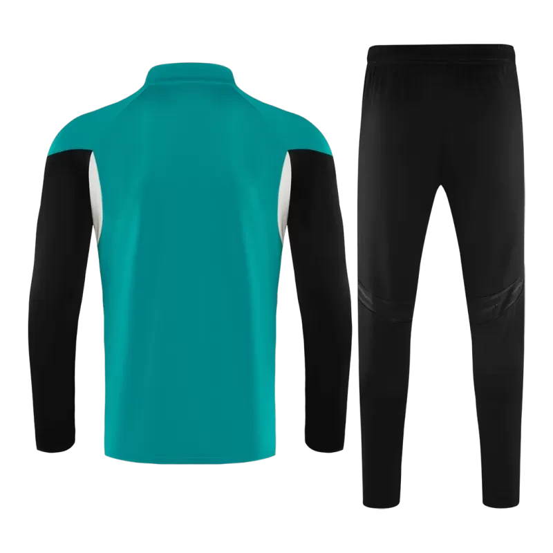 Kids Liverpool 1/4 Zip Training Jacket Kit (Jacket+Pants) 2025/26 - Green Top Koszulki Pilka Sklep