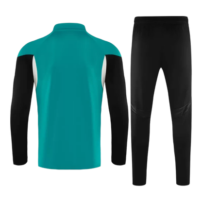 Kids Liverpool 1/4 Zip Training Jacket Kit (Jacket+Pants) 2025/26 - Green Top Koszulki Pilka Sklep