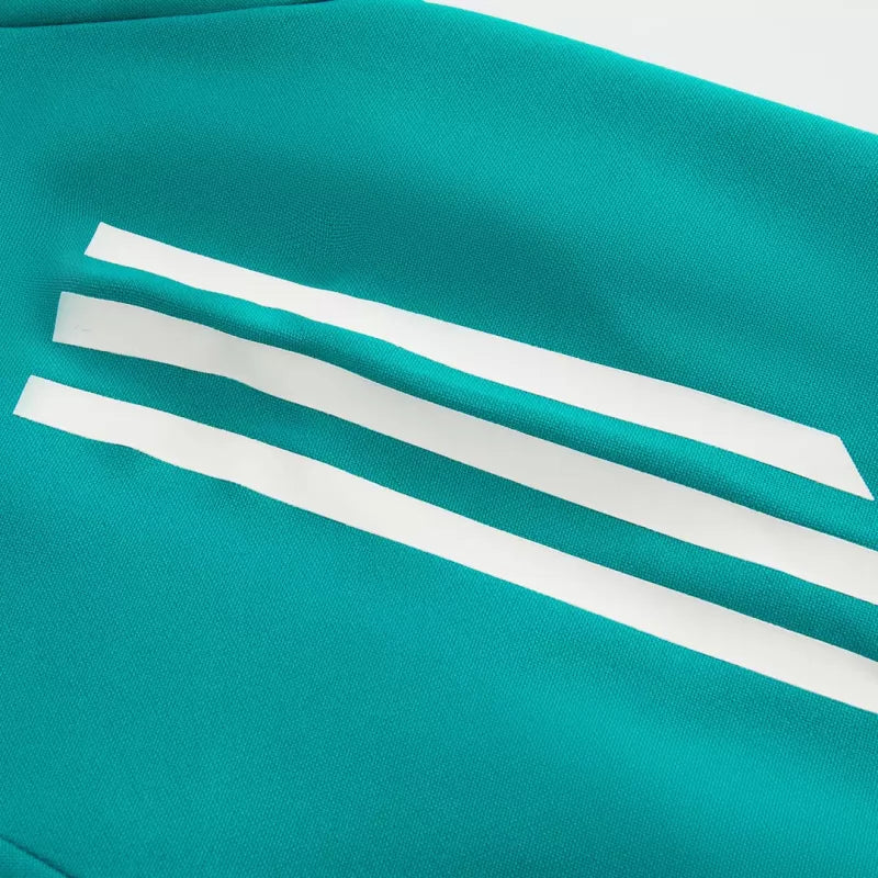 Kids Liverpool 1/4 Zip Training Jacket Kit (Jacket+Pants) 2025/26 - Green Top Koszulki Pilka Sklep