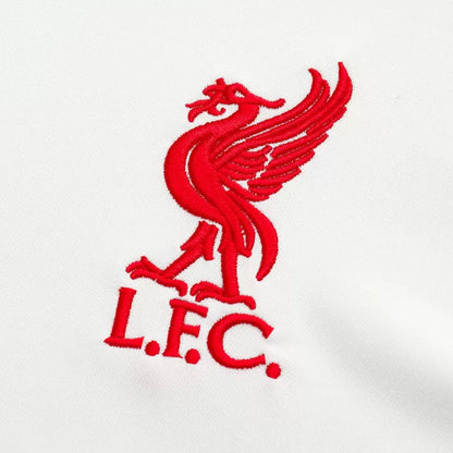 Kids Liverpool 1/4 Zip Training Jacket Kit (Jacket+Pants) 2025/26 - White Top Koszulki Pilka Sklep