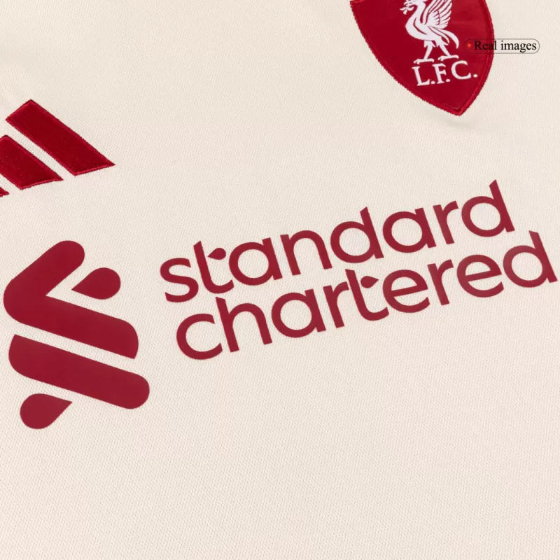 Liverpool Away Long Sleeve Soccer Jersey 2025/26 Top Koszulki Pilka Sklep