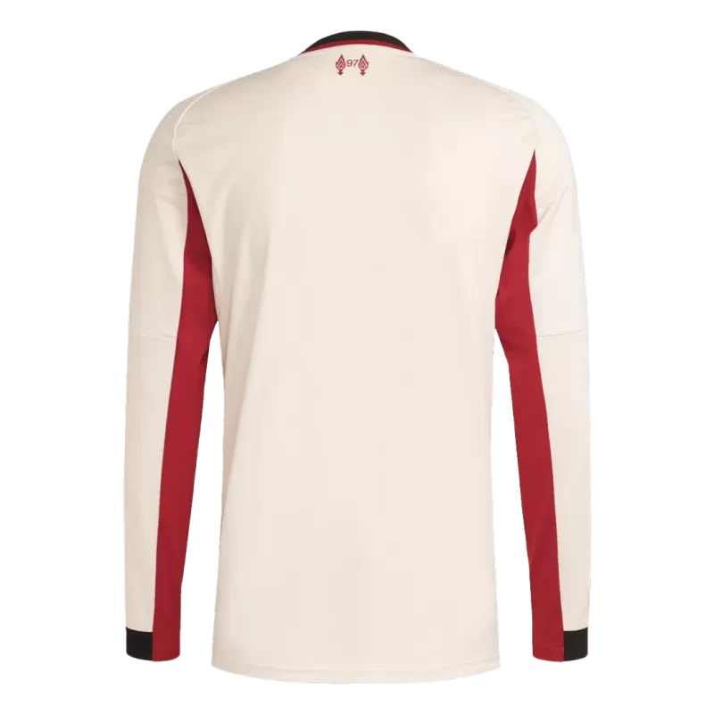 Liverpool Away Long Sleeve Soccer Jersey 2025/26 Top Koszulki Pilka Sklep