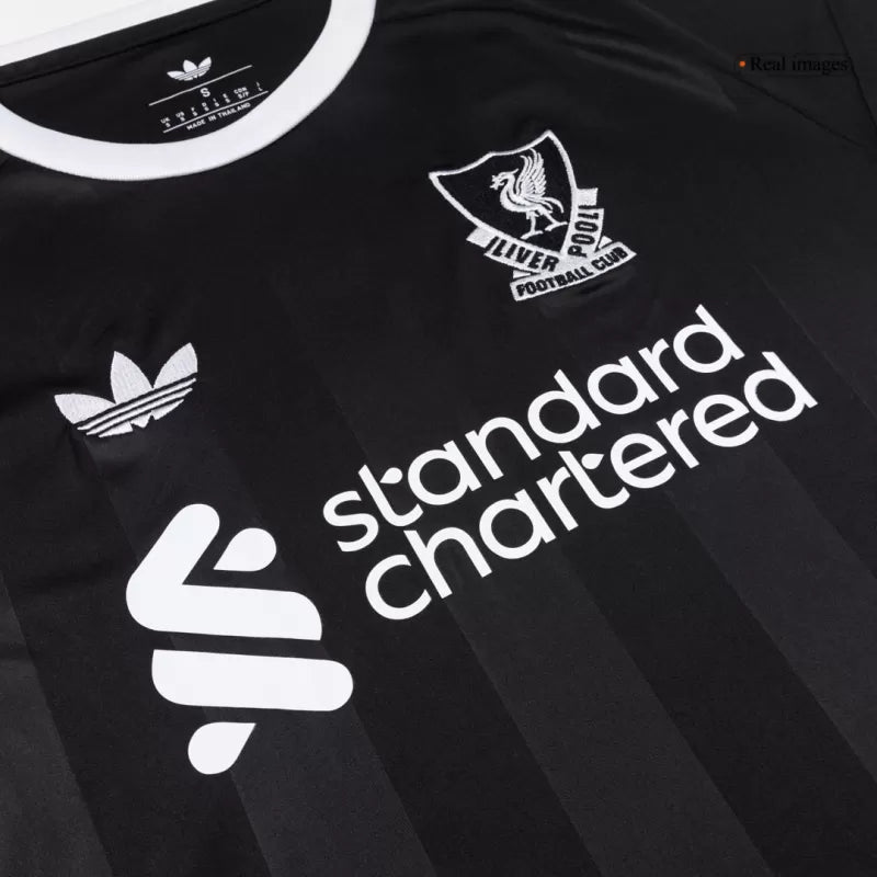 Liverpool Goalkeeper Soccer Jersey 2025/26 - Black Top Koszulki Pilka Sklep