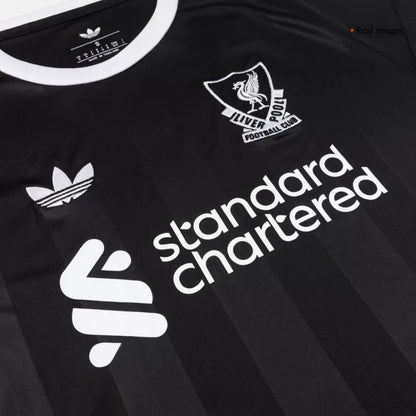 Liverpool Goalkeeper Soccer Jersey 2025/26 - Black Top Koszulki Pilka Sklep