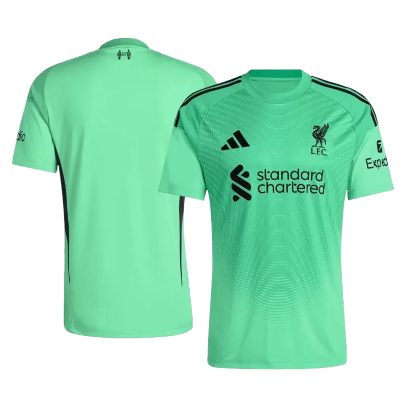 Liverpool Goalkeeper Soccer Jersey 2025/26 - Green Top Koszulki Pilka Sklep