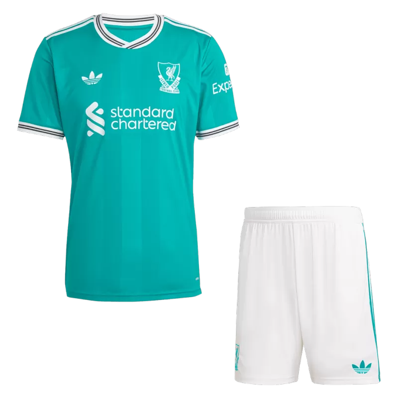 Liverpool Third Away Soccer Jersey 2025/26 Kit(Jersey+Shorts) Top Koszulki Pilka Sklep