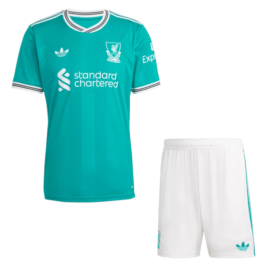 Liverpool Third Away Soccer Jersey 2025/26 Kit(Jersey+Shorts) Top Koszulki Pilka Sklep