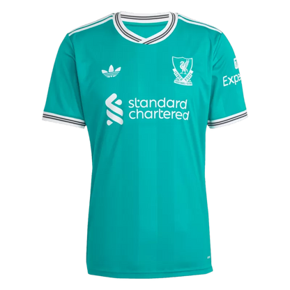 Liverpool Third Away Soccer Jersey 2025/26 Kit(Jersey+Shorts) Top Koszulki Pilka Sklep