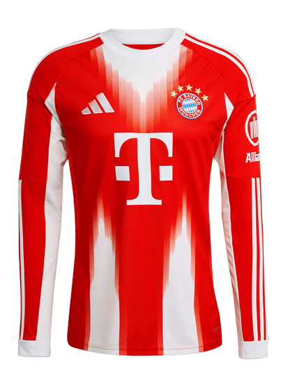 Bayern Monachium Domowa Koszulka Piłkarska Z Długim Rękawem 2025/26 Top Koszulki Pilka Sklep