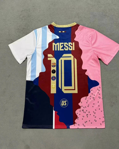 Koszulka MESSI #10 All Team Tribute Jersey - Limitowana edycja koszulki kibica (Barcelona, Paris Saint-Germain (PSG), Inter Miami i reprezentacja Argentyny.) 2025/26 Top Koszulki Pilka Sklep