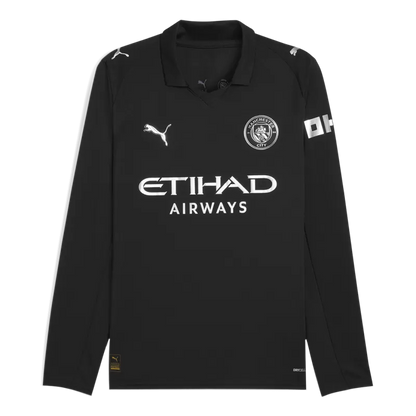 Manchester City Away Long Sleeve Soccer Jersey 2025/26