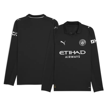 Manchester City Away Long Sleeve Soccer Jersey 2025/26