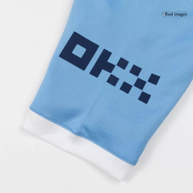 Manchester City Home Jersey Kit (Jersey+Shorts) 2025/26 Top Koszulki Pilka Sklep