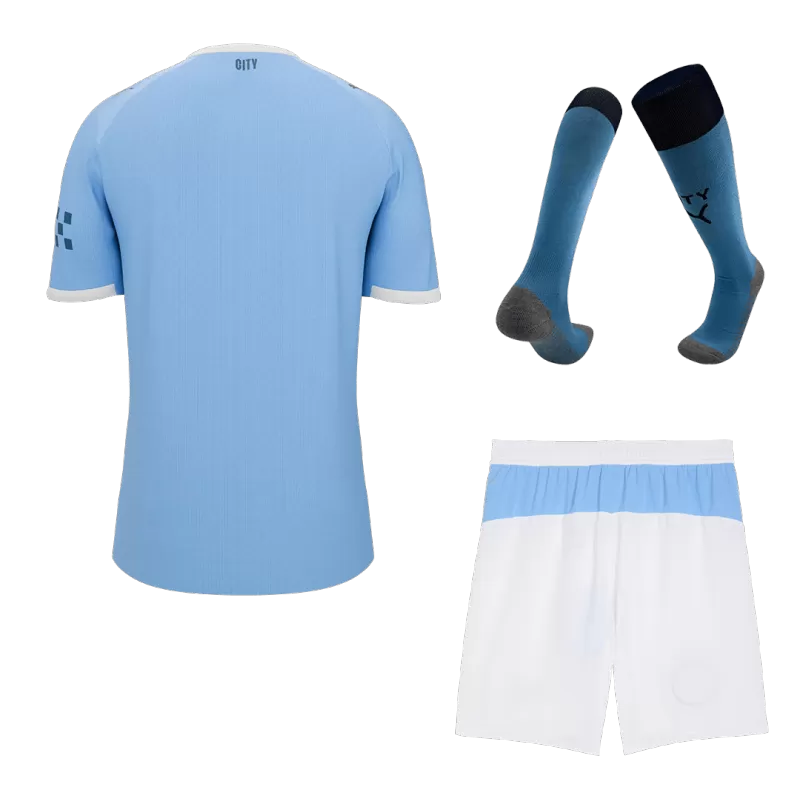 Manchester City Home Jersey Kit (Jersey+Shorts+Socks) 2025/26 Top Koszulki Pilka Sklep