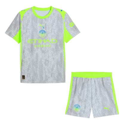 Manchester City Third Away Jersey Kit (Jersey+Shorts) 2025/26 Top Koszulki Pilka Sklep