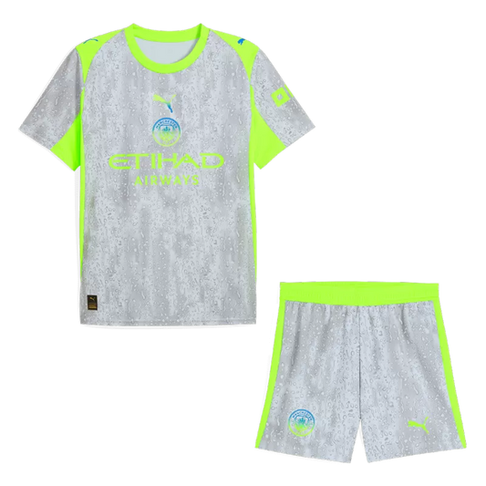 Manchester City Third Away Jersey Kit (Jersey+Shorts) 2025/26 Top Koszulki Pilka Sklep