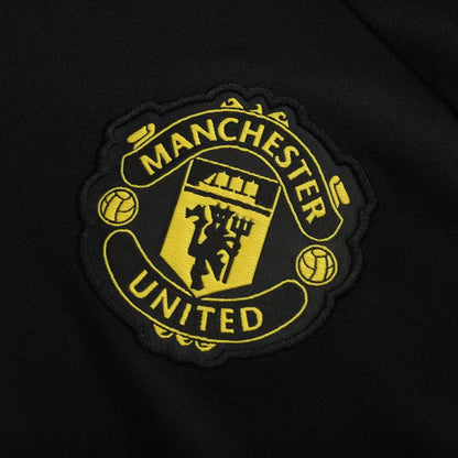 Manchester United 1/4 Zip Training Kit (Jacket+Pants) 2025/26 - Black Top Koszulki Pilka Sklep
