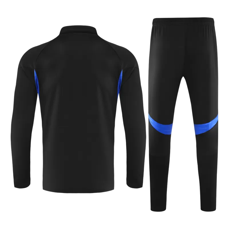 Manchester United 1/4 Zip Training Kit (Jacket+Pants) 2025/26 - Black Top Koszulki Pilka Sklep