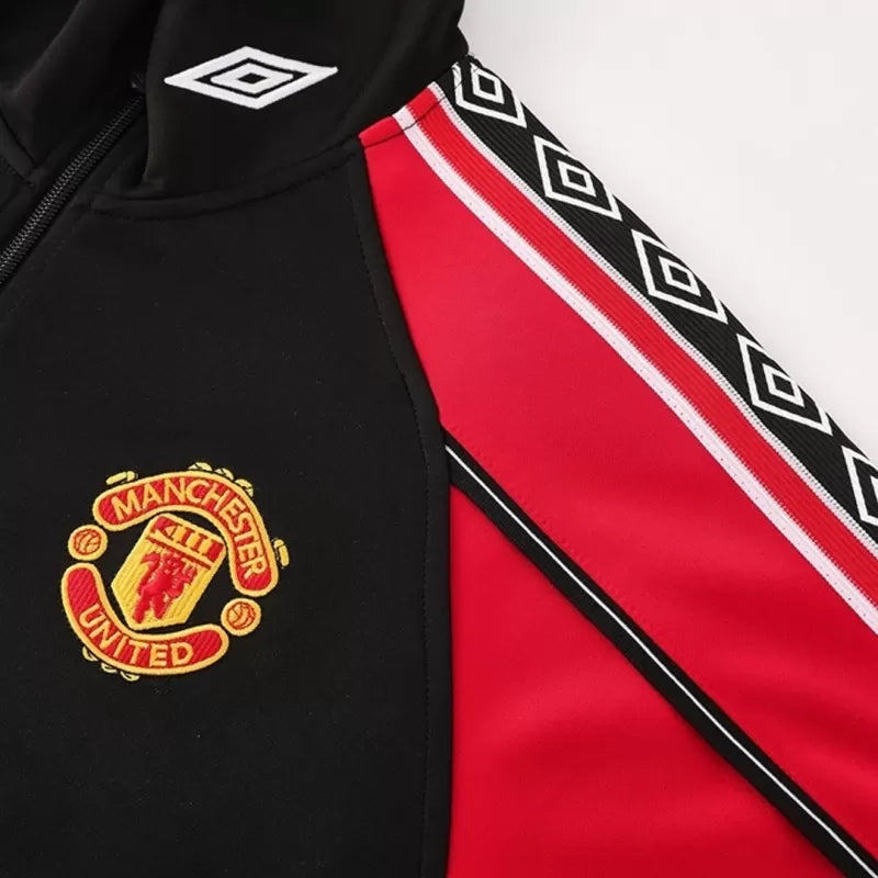 Manchester United Training Jacket 2025/26 - Red&Black(Style B) Top Koszulki Pilka Sklep