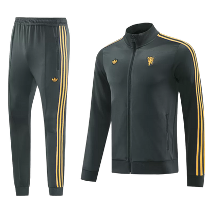 Manchester United Training Jacket Kit (Jacket+Pants) 2025/26 - Black