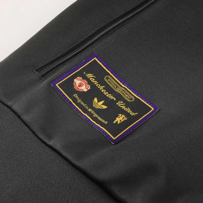 Manchester United Training Jacket Kit (Jacket+Pants) 2025/26 - Black