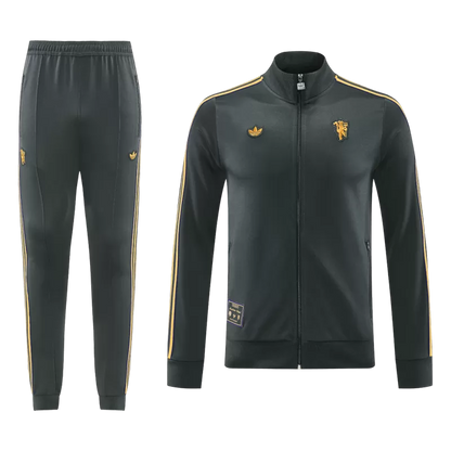 Manchester United Training Jacket Kit (Jacket+Pants) 2025/26 - Black