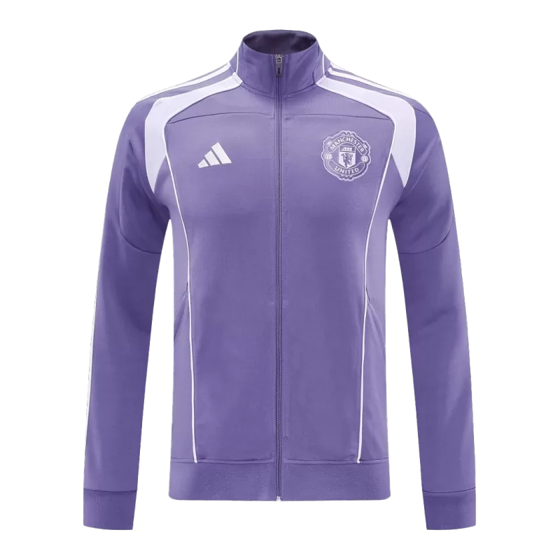 Manchester United Training Jacket Kit (Jacket+Pants) 2025/26 - Purple Top Koszulki Pilka Sklep