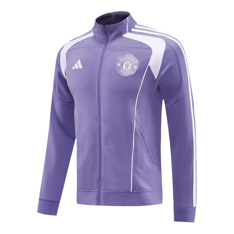 Manchester United Training Jacket Kit (Jacket+Pants) 2025/26 - Purple Top Koszulki Pilka Sklep