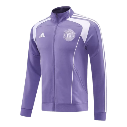 Manchester United Training Jacket Kit (Jacket+Pants) 2025/26 - Purple Top Koszulki Pilka Sklep