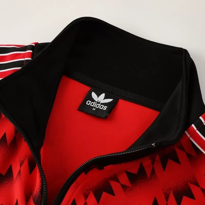 Manchester United Training Jacket Kit (Jacket+Pants) 2025/26 - Red&Black Top Koszulki Pilka Sklep
