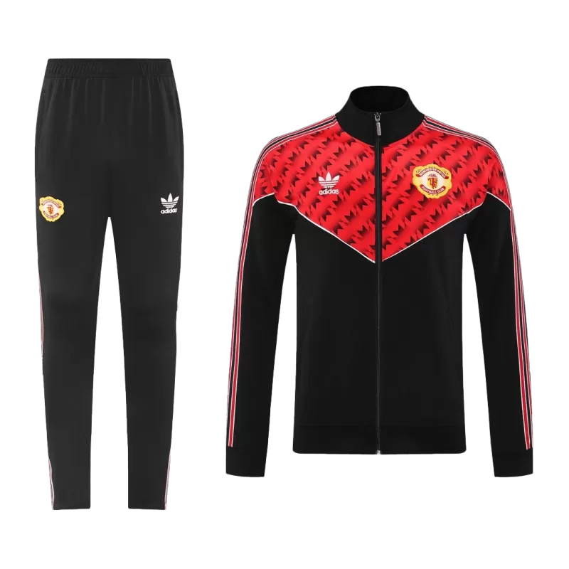 Manchester United Training Jacket Kit (Jacket+Pants) 2025/26 - Red&Black Top Koszulki Pilka Sklep