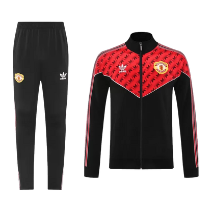 Manchester United Training Jacket Kit (Jacket+Pants) 2025/26 - Red&Black Top Koszulki Pilka Sklep