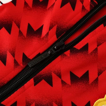 Manchester United Training Jacket Kit (Jacket+Pants) 2025/26 - Red&Black Top Koszulki Pilka Sklep