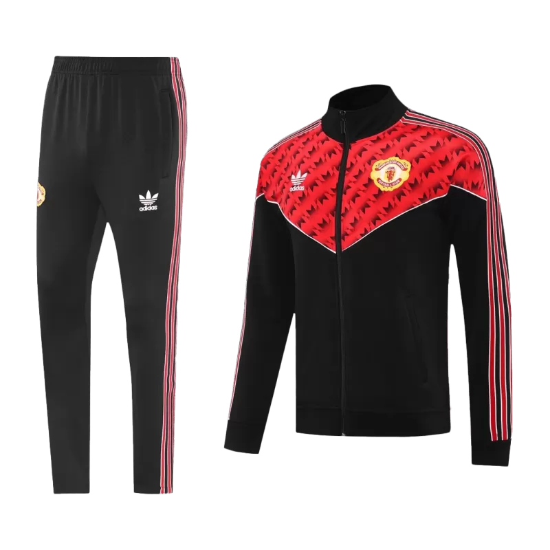 Manchester United Training Jacket Kit (Jacket+Pants) 2025/26 - Red&Black Top Koszulki Pilka Sklep