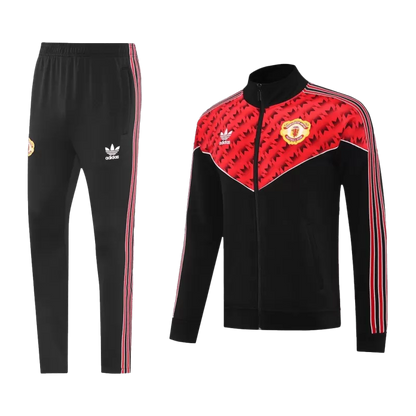 Manchester United Training Jacket Kit (Jacket+Pants) 2025/26 - Red&Black Top Koszulki Pilka Sklep