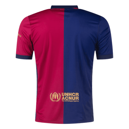 Barcelona Home Jersey 2024/25 - Spotify Logo Without Text